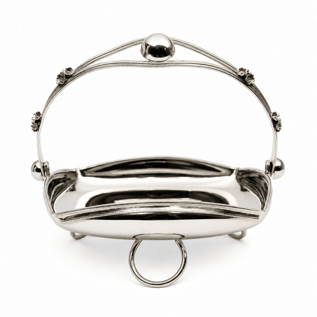 Rose-Trimmed Serving Platter