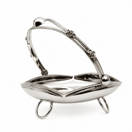 Rose-Trimmed Serving Platter