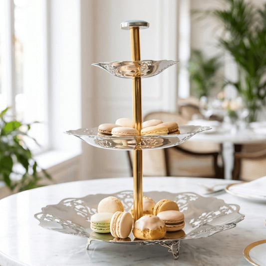 Three-Tiered Dessert Stand