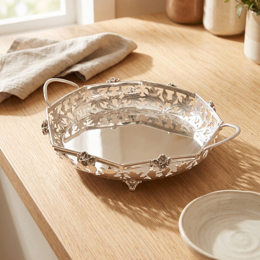 Rose-Trimmed Bowl